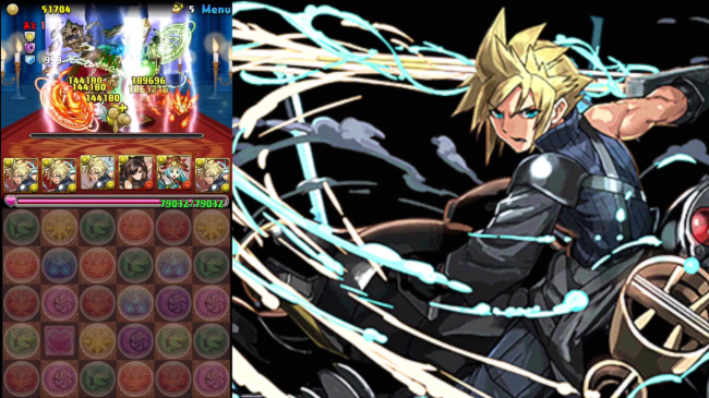 スマホゲーム　パズドラ