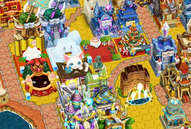 白猫　クリスマスタウン施設