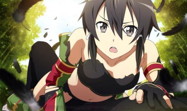 遠距離武器で戦うややちっぱいスナイパー娘『シノン』