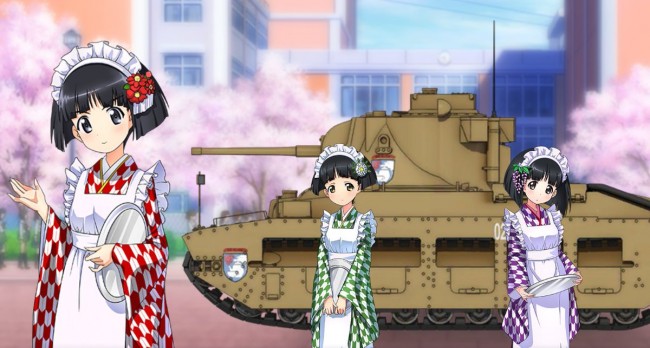 ガールズ＆パンツァー　カモさんチーム　履修！戦車道！