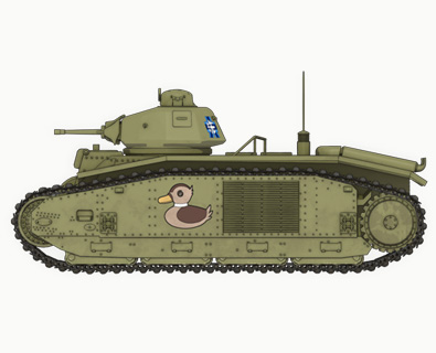 ガールズ＆パンツァー　カモさんチーム　履修！戦車道！