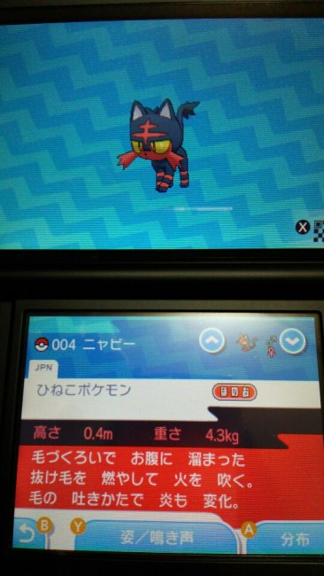 ゲーム　ポケモン　ニャビー