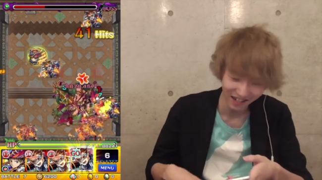 スマホゲーム　モンスト