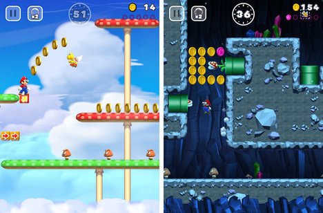 スマホゲーム　スーパーマリオラン