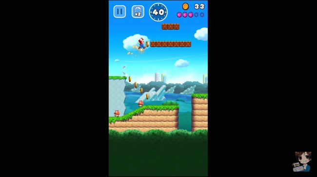 スマホゲーム　スーパーマリオラン