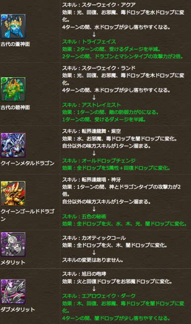 一部モンスタースキル変更2