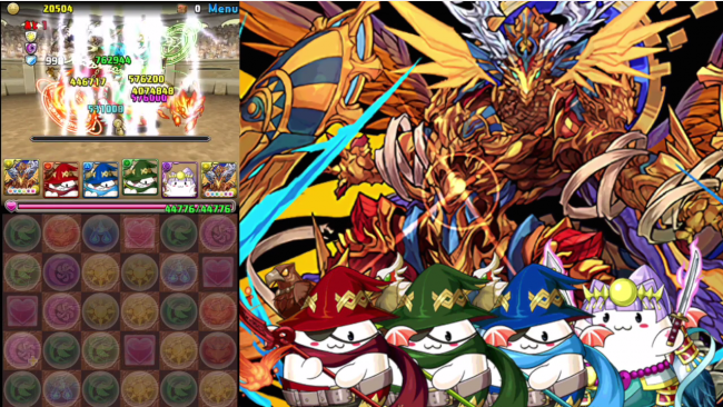 スマホゲーム　パズドラ