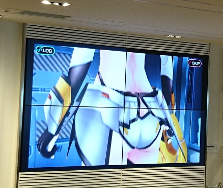 ラグナストライクエンジェル　試遊会　巨大化ヒロイン