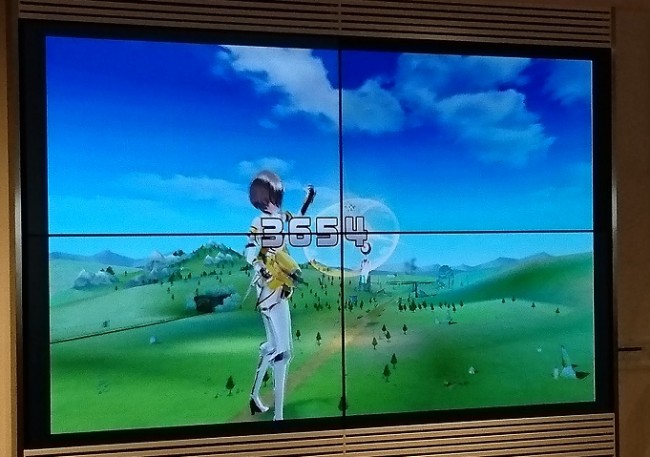 ラグナストライクエンジェル　試遊会　巨大化ヒロイン