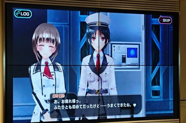 ラグナストライクエンジェル　試遊会　巨大化ヒロイン