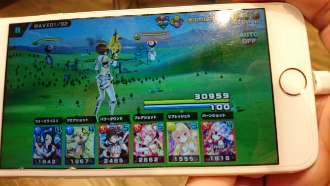 ラグナストライクエンジェル　試遊会　巨大化ヒロイン