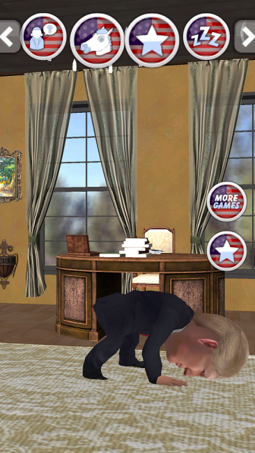 ドナルド・トランプ　次期大統領　アプリ〇作劇場