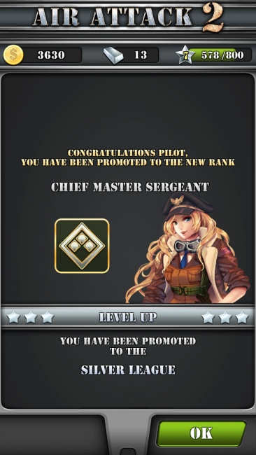 AirAttack 2　アプリ〇作劇場　縦スクロールSTG