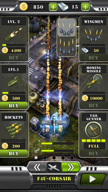 AirAttack 2　アプリ〇作劇場　縦スクロールSTG