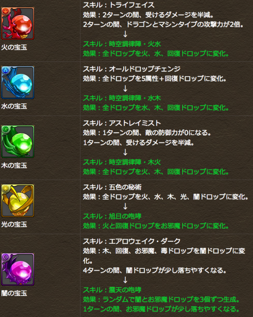 一部モンスタースキル変更4