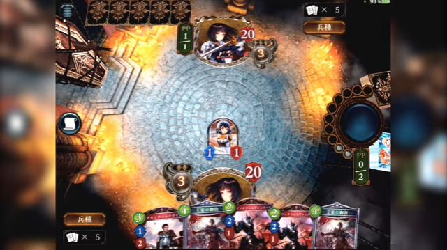 スマホゲーム　シャドバ　御旗ロイヤル