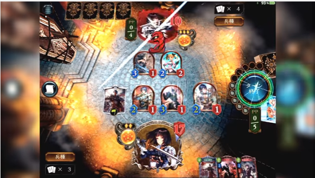 スマホゲーム　シャドバ　御旗ロイヤル