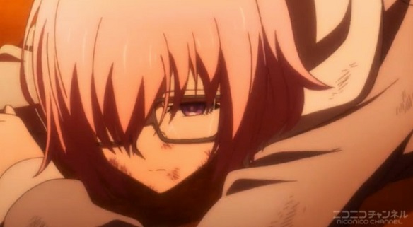 瀕死のマシュ・キリエライト