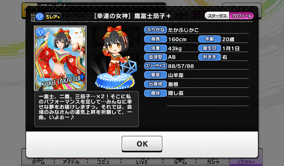 鷹富士茄子プロフィール