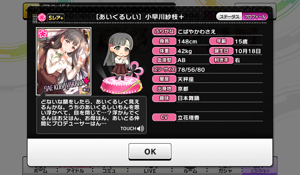 小早川紗枝プロフィール