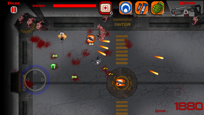 アプリ〇作劇場 Carnage TV アクションシューティング