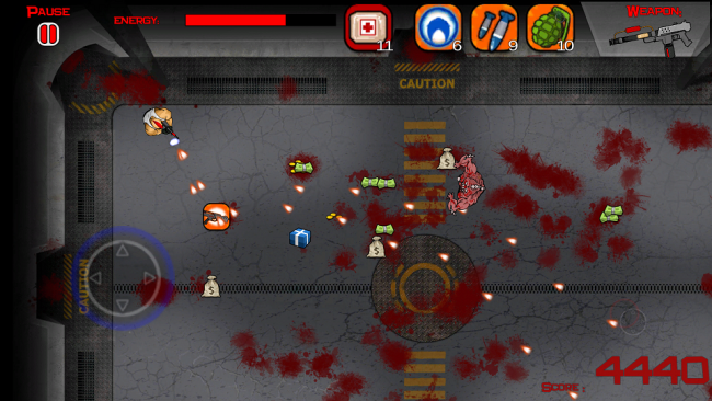 アプリ〇作劇場 Carnage TV アクションシューティング