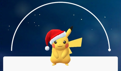 スマホゲーム　ポケモンGO　サンタ