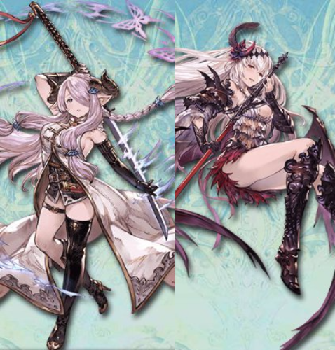 SSR「ナルメア」「闇ジャンヌ」のイラスト