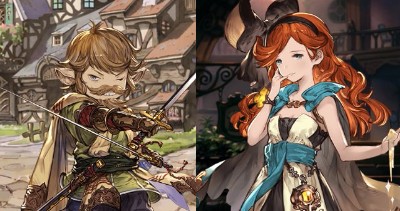 グラブルSSR「ヨダルラーハ」「サラ」の扉絵