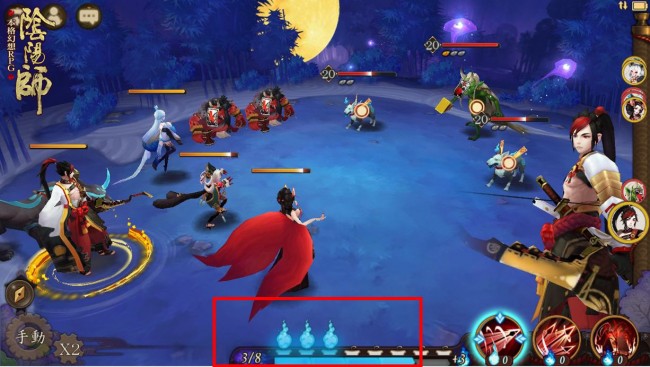 ▲戦闘画面（ゲーム画面は開発中のもとなります）