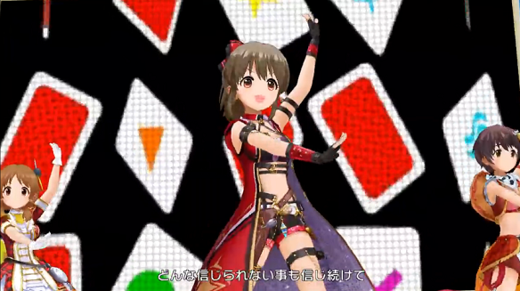 MV：背景にESPカード