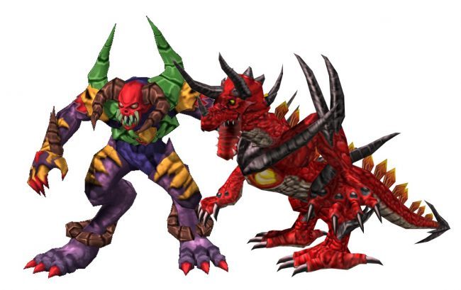 ジョブチェンジや仲間との協力で大型モンスターを倒していく