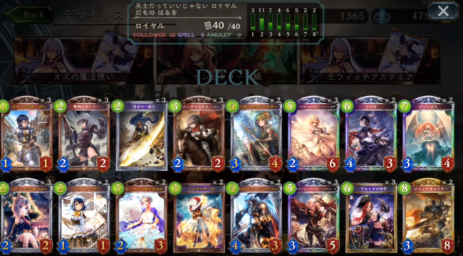 シャドウバース ロイヤル ミッドレンジ