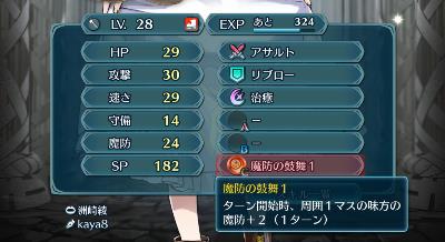 ★4「リリーナ」のステータス