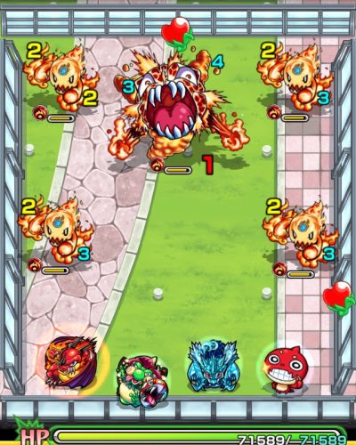 モンスターストライク：フェンリルXクエスト１ステージ