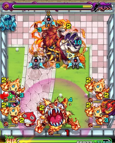 モンスターストライク：フェンリルX：５ステージの画像