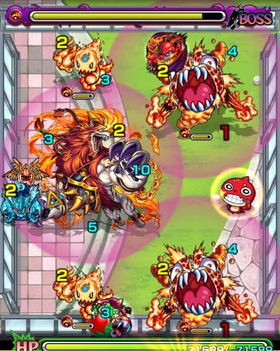 モンスターストライク：フェンリルX７：ステージの画像