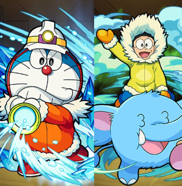 水ドラえもん&木のび太