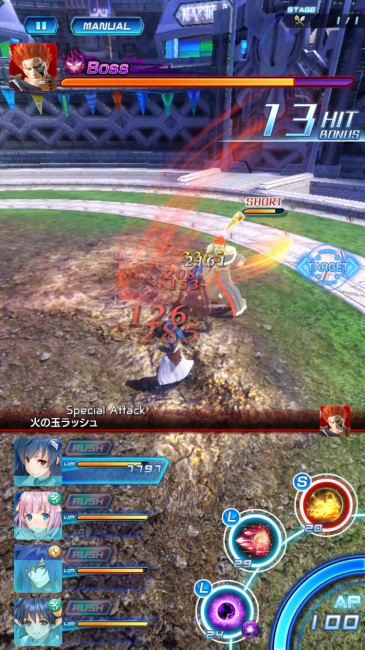 SOA 火の玉ラッシュ 攻撃画像