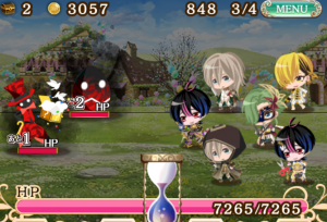 先制攻撃で有利ピースを全消去してきます。この場合は青ピース消去。