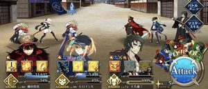 イベント特攻土方歳三戦闘