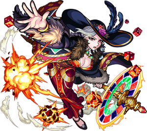 火属性 ★6 かがり火の魔女 ワルプルギス（進化合成後）