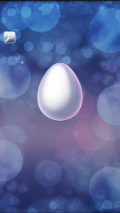 覚醒前のたまご。まさにたまご。