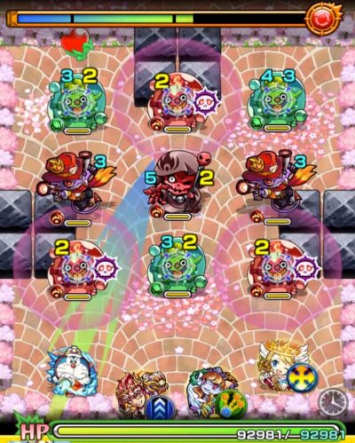 モンスターストライクハルのステージ１