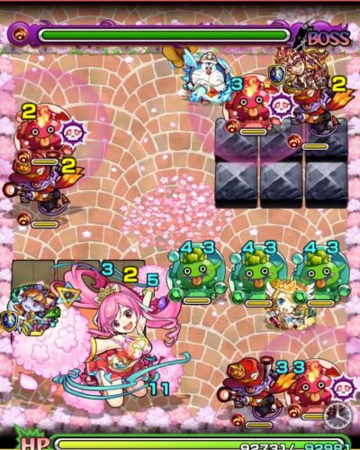 モンスターストライクハルのステージ４