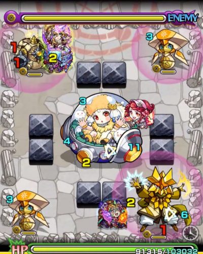 モンスターストライク：ケサランパサランステージ１