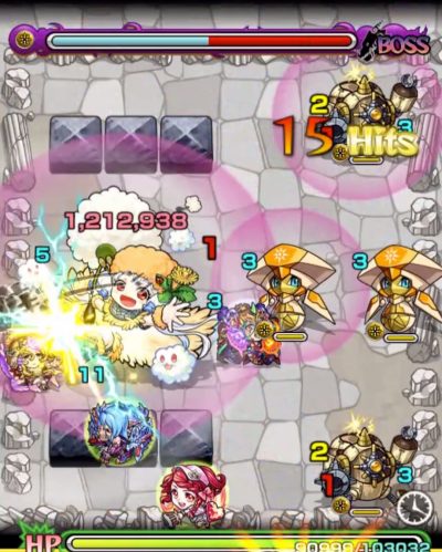 モンスターストライク：ケサランパサランステージ１