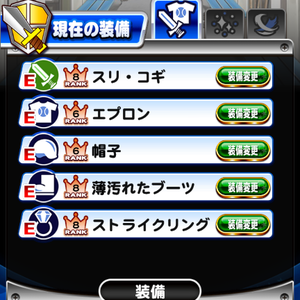 主人公・ガードの装備