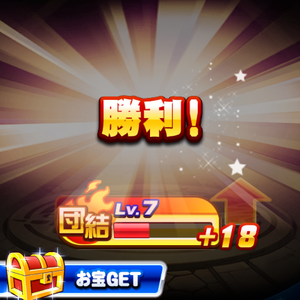 団結レベルを上げてステータス強化！