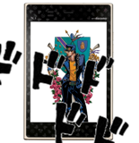 ドコモがジョジョのスマホを発表の画像